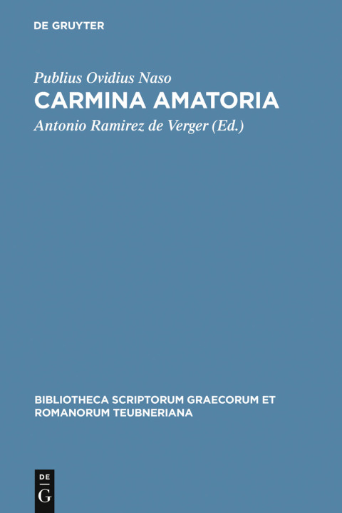 Cover image for book Carmina amatoria