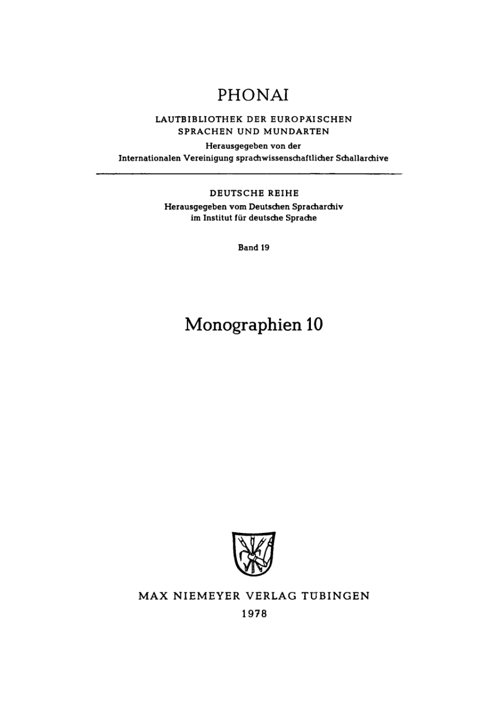 Page Fidelity Deutsche Siedlungsmundarten aus Slawonien, Jugoslawien; $179.81