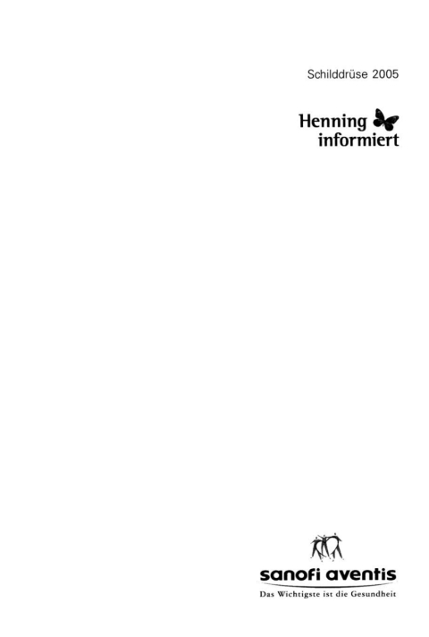 Cover image for book Schilddrüse 2005