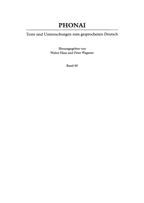 Cover image for book Analysen und Dokumente