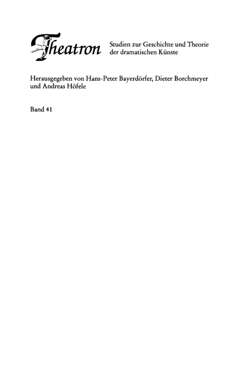 Cover image for book Gelehrtentheater