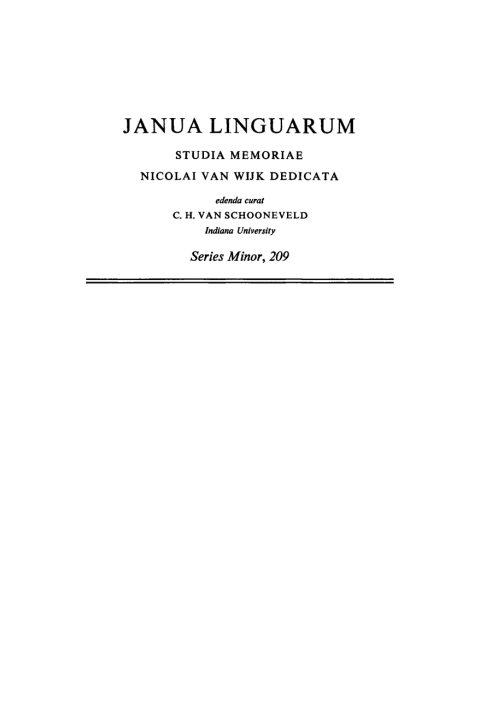 Cover image for book Papers in General Linguistics