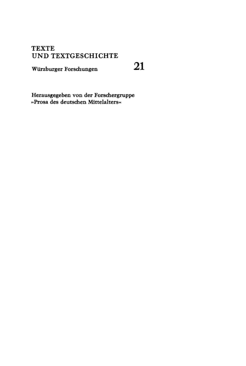 Cover image for book Die lexikalische Überlieferungsvarianz. Register. Indices