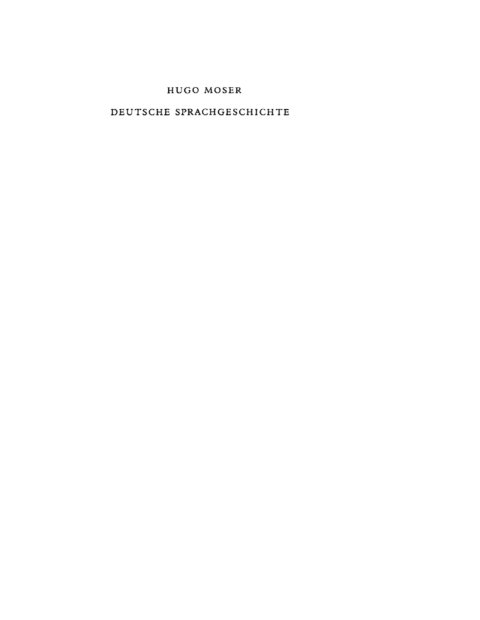 Cover image for book Deutsche Sprachgeschichte