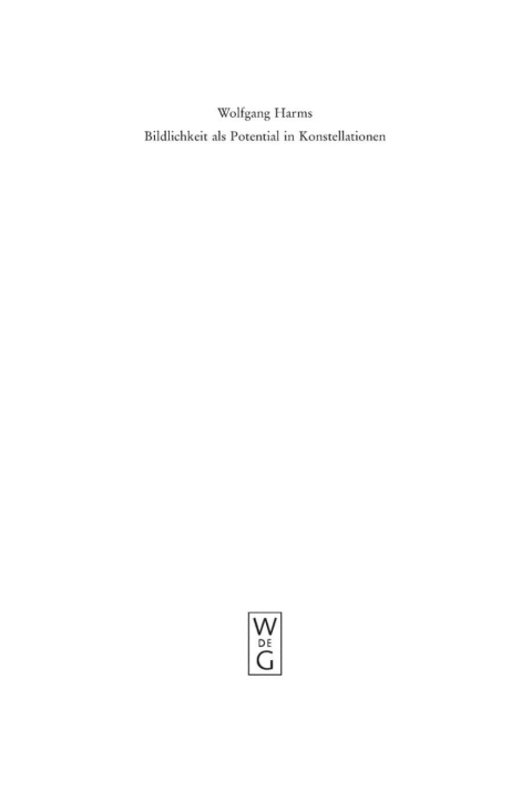 Cover image for book Bildlichkeit als Potential in Konstellationen