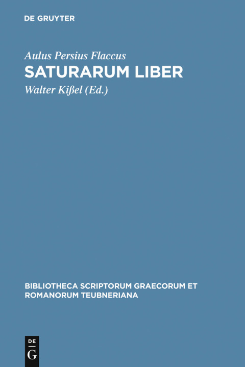 Cover image for book Saturarum liber
