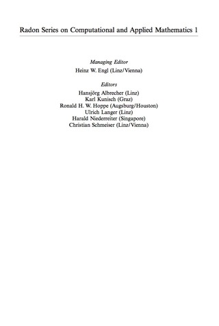 Lectures on Advanced Computational Methods in Mechanics