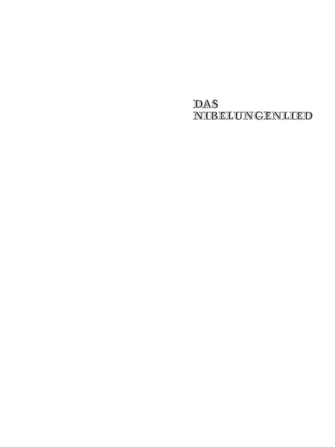Cover image for book Das Nibelungenlied