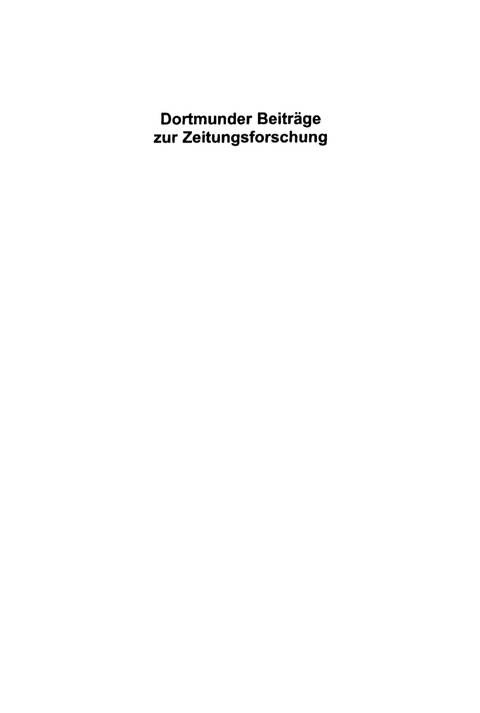 Cover image for book Struktur und Organisation des Pressevertriebs