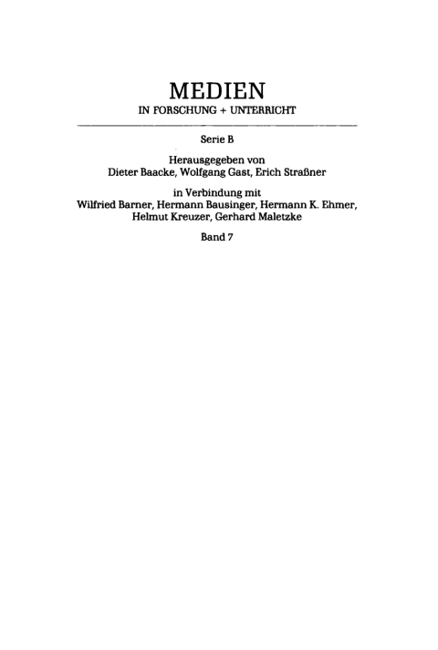 Cover image for book Massenkommunikationstheorien