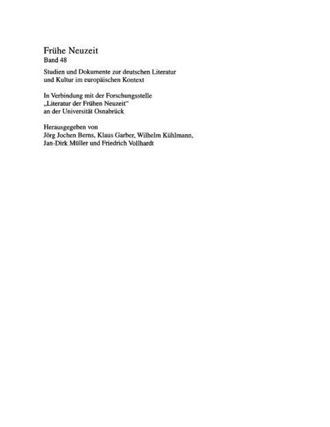 Cover image for book John Barclays "Argenis" und ihr staatstheoretischer Kontext