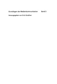 Omslagafbeelding: Zeitschrift 1st edition 9783484371033