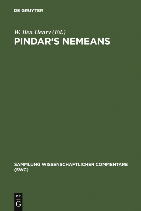 Cover image for book Pindar's Nemeans