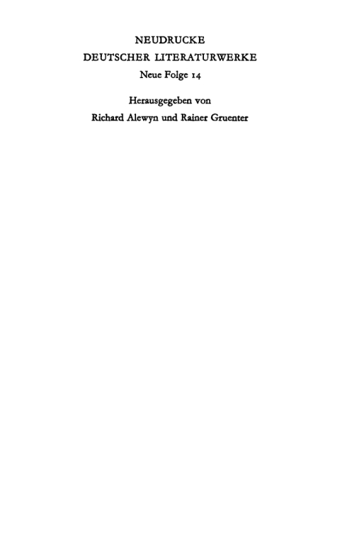 Cover image for book Trauerspiele II