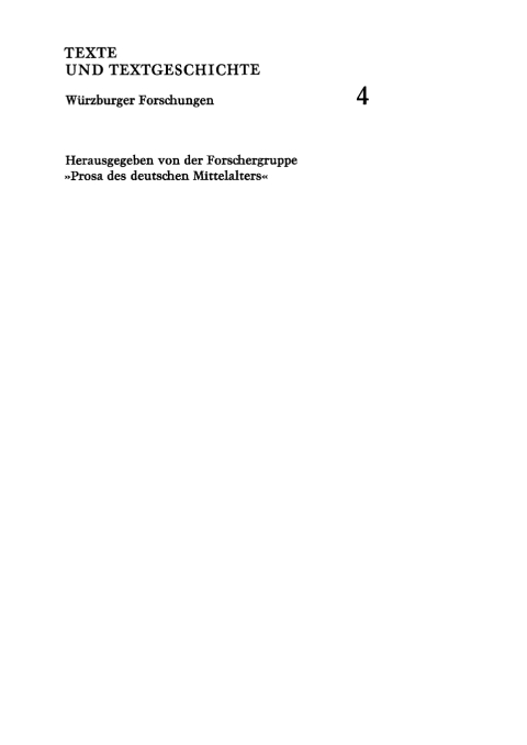 Cover image for book Das katechetische Werk Ulrichs von Pottenstein