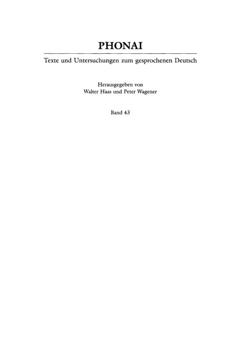 Cover image for book Sprachliche Akkommodation und soziale Integration