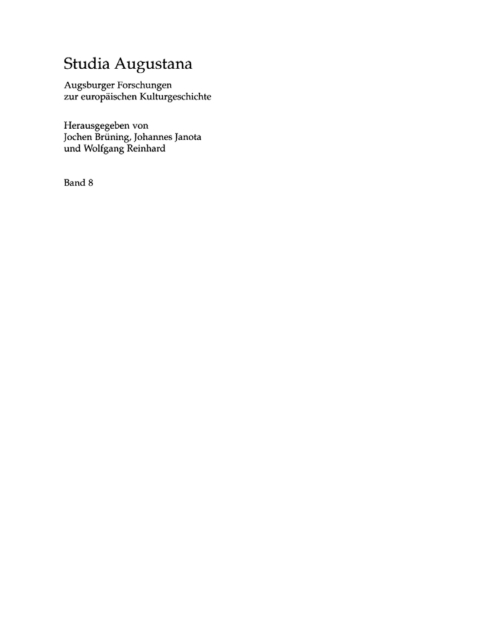 Cover image for book »Getruckt zu Augspurg«