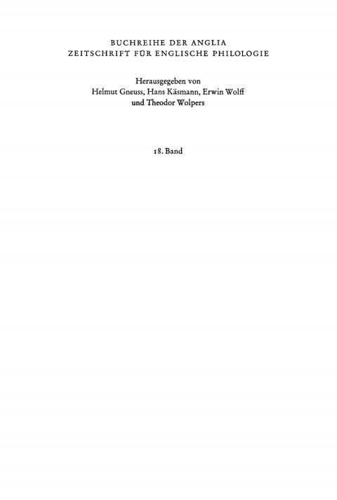 Cover image for book Die Lyrik der Spenserianer