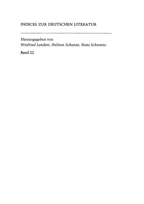 Cover image for book Synoptische Konkordanz zu Nikolaus Lenaus Versepen