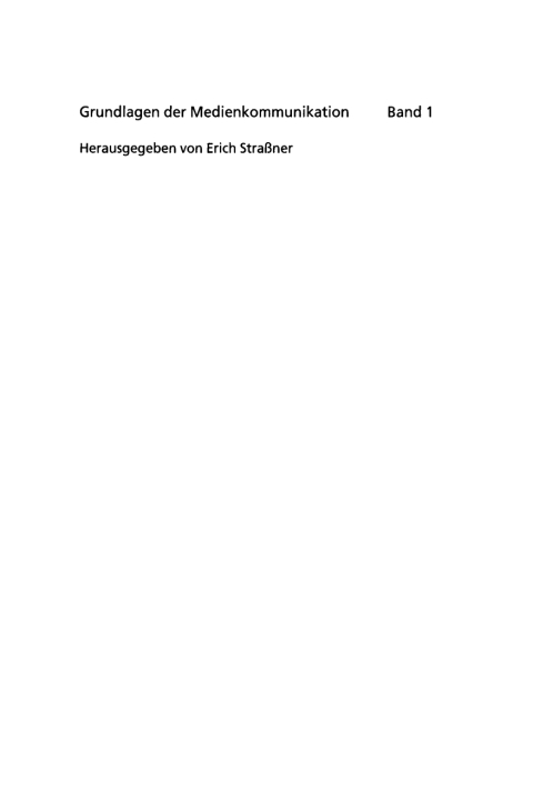 Cover image for book Medienpädagogik