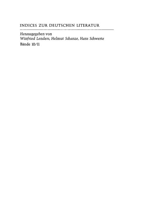 Cover image for book Wörterbuch zu Friedrich Hölderlin I