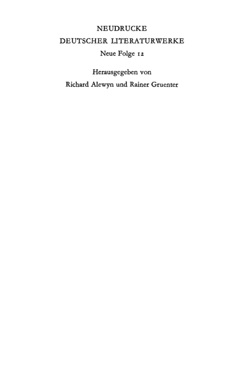 Cover image for book Trauerspiele I
