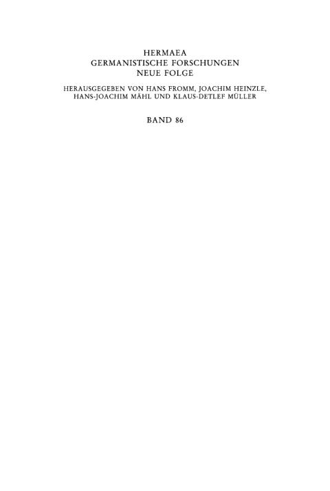 Cover image for book ›Die mythische Methode‹