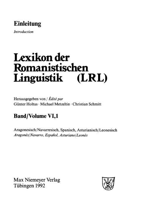 Cover image for book Aragonesisch / Navarresisch, Spanisch, Asturianisch / Leonesisch
