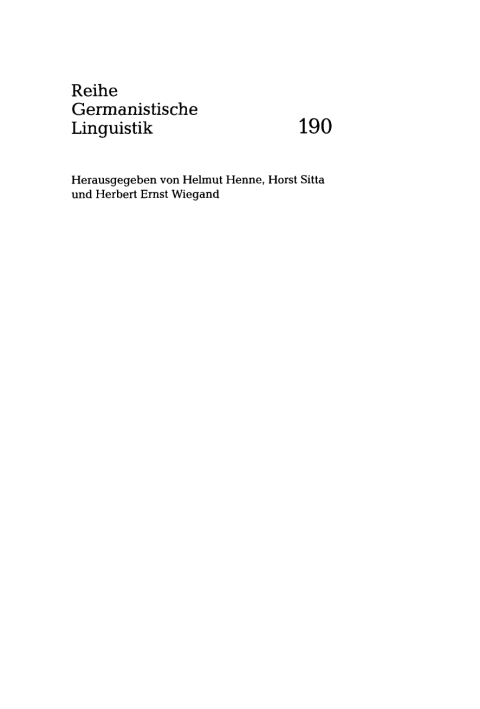 Cover image for book Verbstellungswandel bei Jugendlichen, Frauen und Männern im 16. Jahrhundert