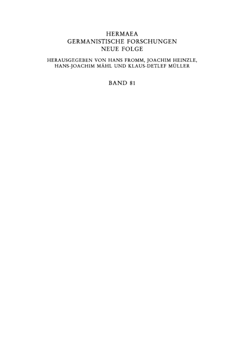 Cover image for book Salomon und Markolf – Ein literarischer Komplex im Mittelalter und in der frühen Neuzeit