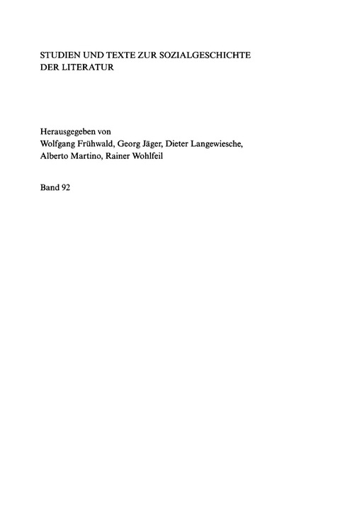 Cover image for book Zwischen Goethezeit und Realismus