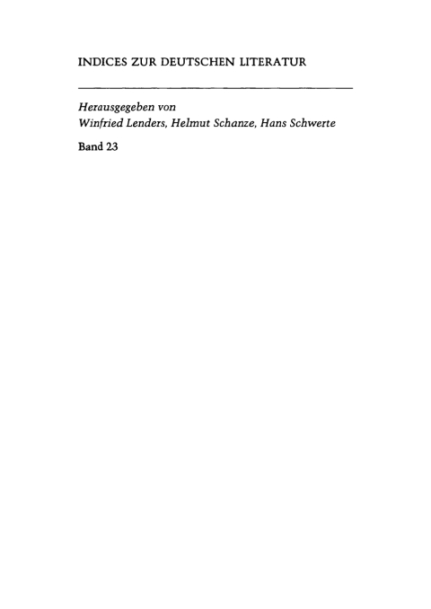 Cover image for book Wortindex zu Otfrids Evangelienbuch