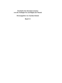 Titelbild: Wiederbeginn volkssprachiger Schriftlichkeit im hohen Mittelalter 2nd edition 9783484107021
