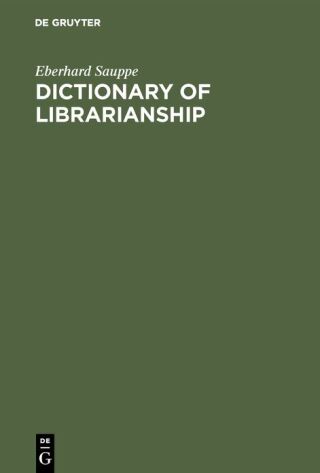 Dictionary of Librarianship