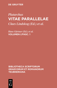 Imagen de portada: Vitae parallelae 5th edition 9783598716720