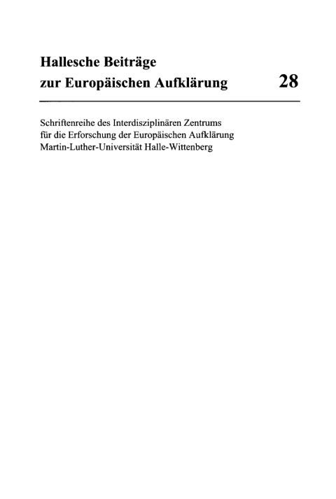 Cover image for book Anakreontische Aufklärung