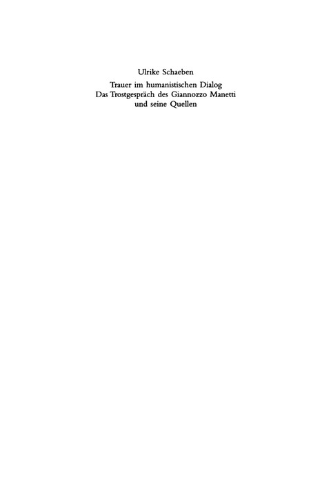 Cover image for book Trauer im humanistischen Dialog