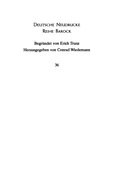 Cover image for book Geistliche und Weltliche Poemata