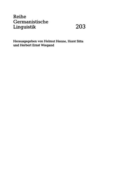 Cover image for book Grammatik und Sprachwirklichkeit von 1640-1700