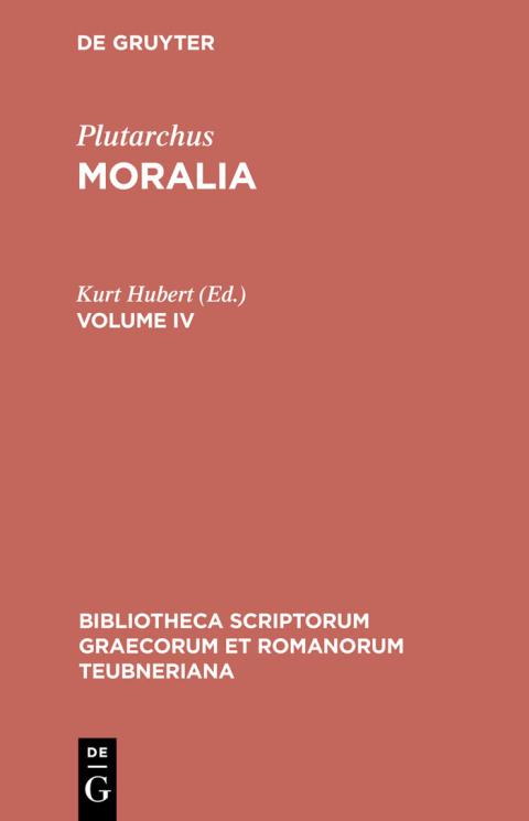 Cover image for book Moralia