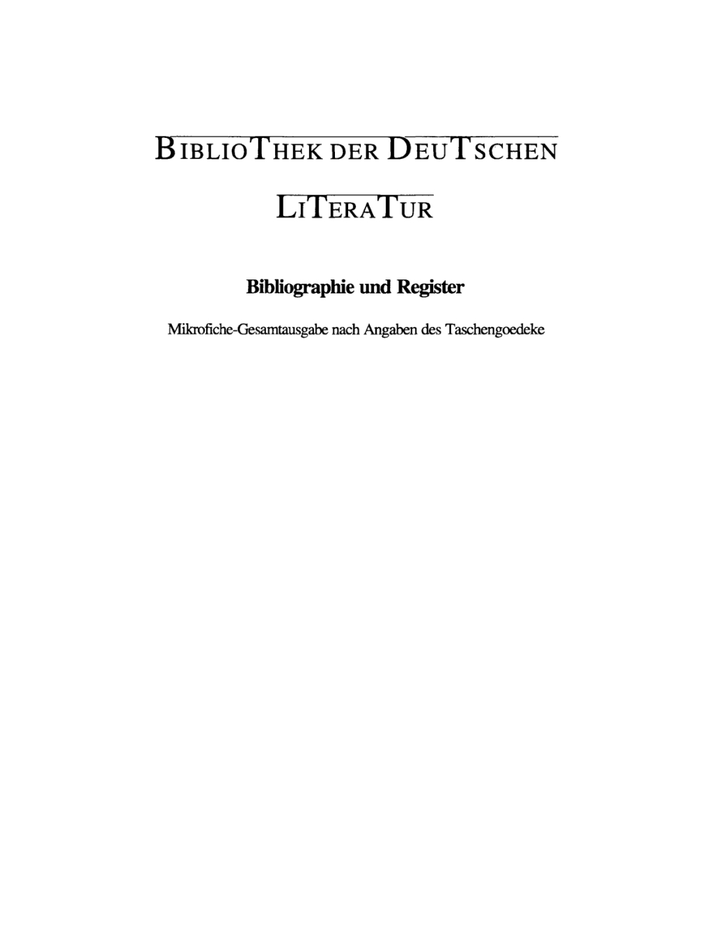 Page Fidelity Bibliographie und Register; $366.30
