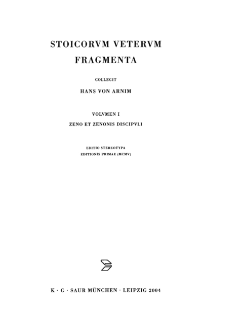 Cover image for book Zeno et Zenonis discipuli