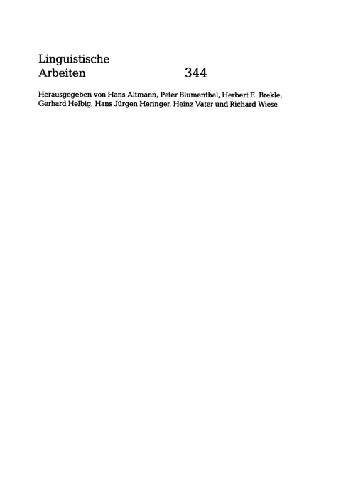 Cover image for book Deutsche und französische Syntax im Formalismus der LFG
