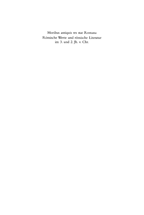 Cover image for book Moribus antiquis res stat Romana