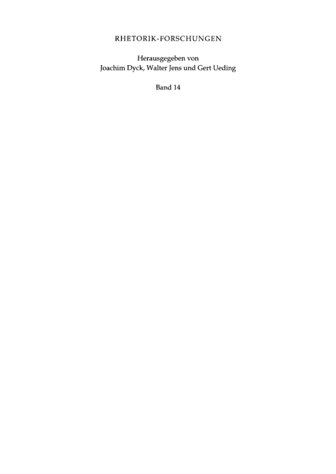 Cover image for book Unbestimmte Rhetorik