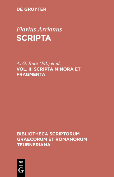 Cover image for book Scripta minora et fragmenta