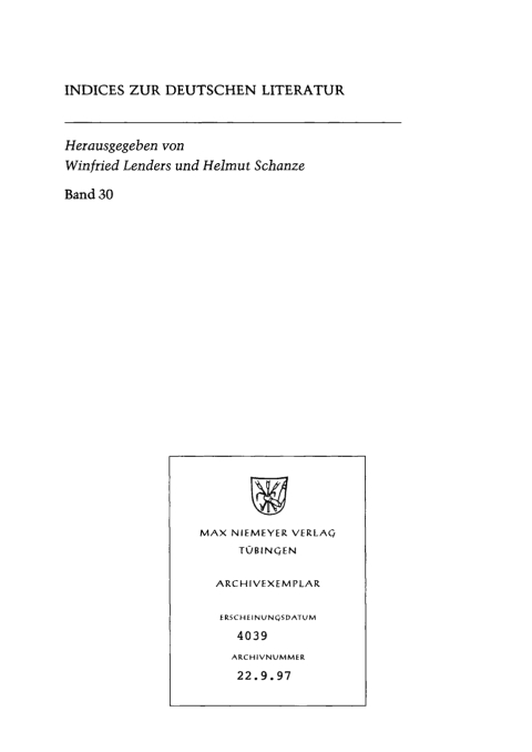 Cover image for book Lemmatisierter Index zu den Werken des Strickers