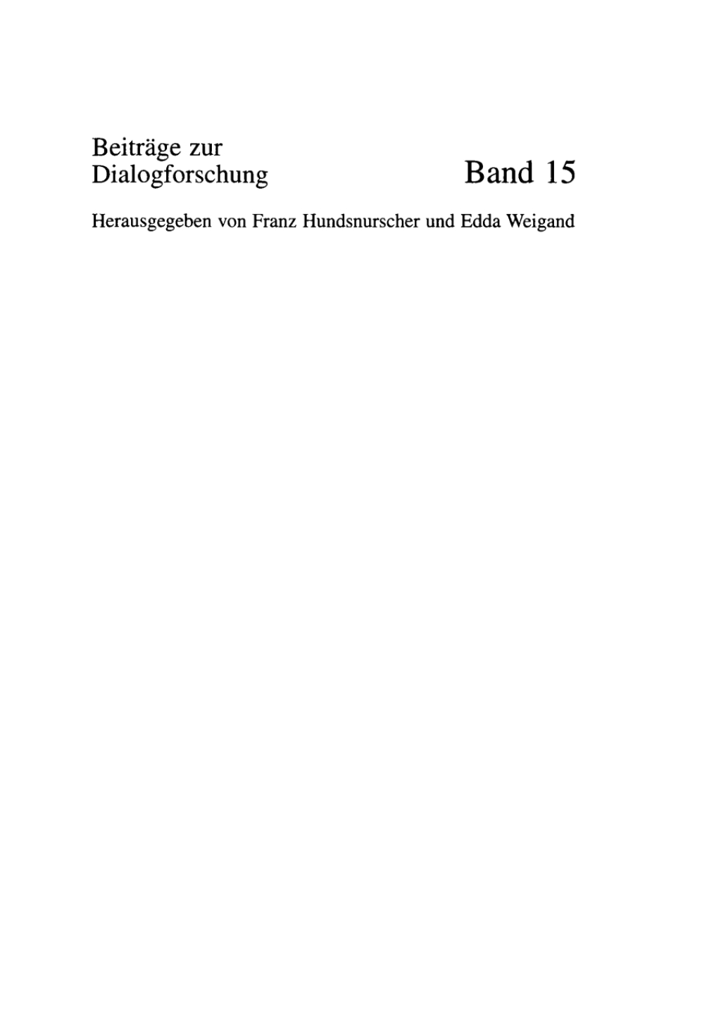 Page Fidelity Dialoganalyse V; $310.80