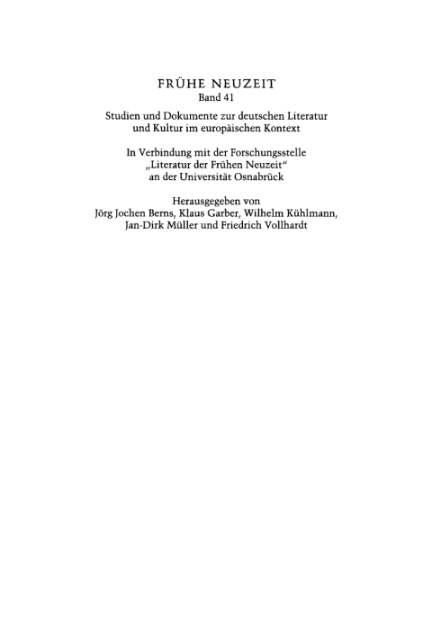 Cover image for book Frühneuzeitliche Selbsterhaltung