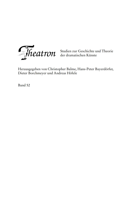 Cover image for book Vom Drama zum Theatertext?